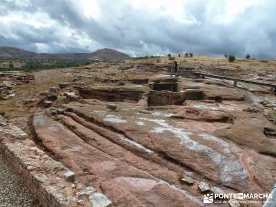 Yacimiento celtíbero de Tiermes y Hoz de Ligos;cultura y viajes puente constitución